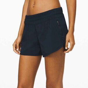 Lululemon Navy Blue Tracker Shorts